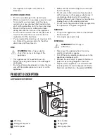 Preview for 4 page of Zanussi ZWF81251BX User Manual