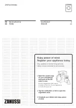 Zanussi ZWFM25W804A User Manual предпросмотр