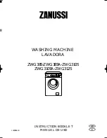 Preview for 1 page of Zanussi ZWG 3105 Instruction Booklet