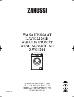 Zanussi ZWG 3144 User Manual preview