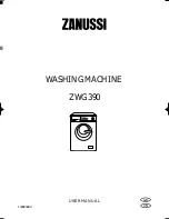 Zanussi ZWG 390 User Manual предпросмотр