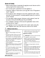 Предварительный просмотр 3 страницы Zanussi ZWG 6100 K User Manual