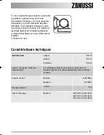 Preview for 53 page of Zanussi ZWG 6125 User Manual