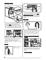 Предварительный просмотр 8 страницы Zanussi ZWG 6141 P User Manual