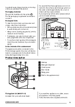 Preview for 5 page of Zanussi ZWG 6148K User Manual