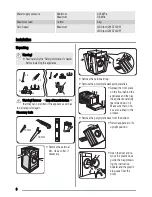 Предварительный просмотр 6 страницы Zanussi ZWG 7120 P User Manual