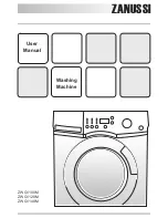 Preview for 1 page of Zanussi ZWG1100M User Manual