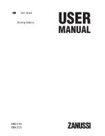 Zanussi ZWH 2101 User Manual preview