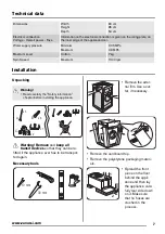 Предварительный просмотр 7 страницы Zanussi ZWH 6130 P User Manual