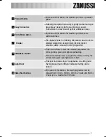 Предварительный просмотр 7 страницы Zanussi ZWH 6145 User Manual