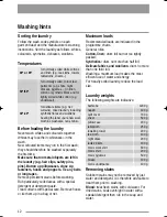 Предварительный просмотр 12 страницы Zanussi ZWH 6145 User Manual