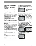 Предварительный просмотр 16 страницы Zanussi ZWH 6145 User Manual