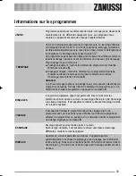 Предварительный просмотр 39 страницы Zanussi ZWH 6145 User Manual