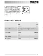 Предварительный просмотр 53 страницы Zanussi ZWH 6145 User Manual