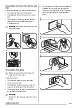 Предварительный просмотр 15 страницы Zanussi ZWH 7126 X User Manual