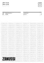 Предварительный просмотр 2 страницы Zanussi ZWH71046 User Manual