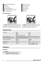 Preview for 6 page of Zanussi ZWHB 7130 P User Manual