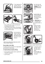 Предварительный просмотр 25 страницы Zanussi ZWHB 7130 P User Manual