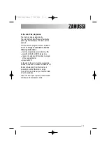 Preview for 15 page of Zanussi ZWI 1125 User Manual