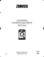 Zanussi ZWI 2105 User Manual preview