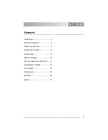 Preview for 3 page of Zanussi ZWK 5120 User Manual