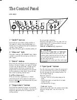 Предварительный просмотр 6 страницы Zanussi ZWN 1220 Instruction Booklet