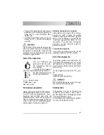 Preview for 11 page of Zanussi ZWP 580 User Manual