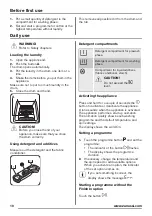 Preview for 10 page of Zanussi ZWQ 61015WA User Manual