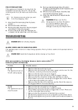 Preview for 19 page of Zanussi ZWQ61265NW User Manual