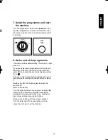 Предварительный просмотр 15 страницы Zanussi ZWS 290 Instruction Booklet