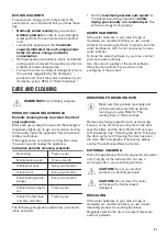 Preview for 41 page of Zanussi ZWS724A5S User Manual