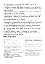 Preview for 3 page of Zanussi ZWS76100WW User Manual