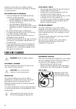 Preview for 14 page of Zanussi ZWSH 7100 VS User Manual