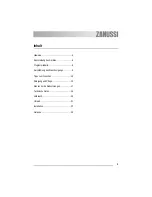 Предварительный просмотр 3 страницы Zanussi ZWT 3202 User Manual