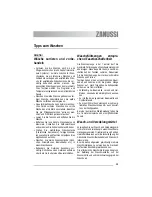 Предварительный просмотр 13 страницы Zanussi ZWT 3202 User Manual