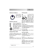 Предварительный просмотр 33 страницы Zanussi ZWT 3202 User Manual