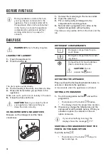 Preview for 14 page of Zanussi ZWT 3207 User Manual