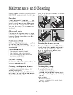 Предварительный просмотр 16 страницы Zanussi ZWX 1505 W Instruction Booklet