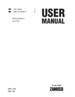 Preview for 1 page of Zanussi ZWY 180 User Manual