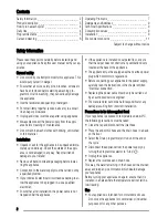 Preview for 2 page of Zanussi ZWY 180 User Manual