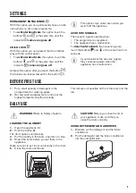 Предварительный просмотр 9 страницы Zanussi ZWY 60804SI User Manual