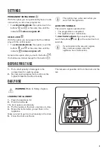 Предварительный просмотр 9 страницы Zanussi ZWY 61024SI User Manual