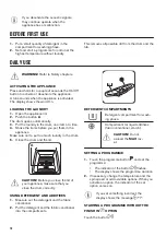 Preview for 10 page of Zanussi ZWY 61235SI User Manual