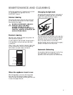 Preview for 11 page of Zanussi ZX 55/4 W Instruction Booklet