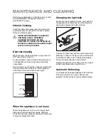 Preview for 12 page of Zanussi ZX 56/4 SA Instruction Booklet