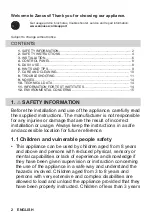 Предварительный просмотр 2 страницы Zanussi ZXAE82ER User Manual