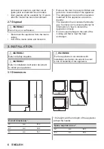 Предварительный просмотр 6 страницы Zanussi ZXAE82ER User Manual