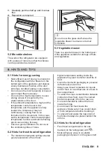 Предварительный просмотр 9 страницы Zanussi ZXAE82ER User Manual