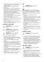 Предварительный просмотр 4 страницы Zanussi ZXAK82FR User Manual