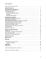 Preview for 3 page of Zanussi ZXE 65 X Installation And Operating Instructions Manual